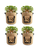 Potato Grow Bag - 4packs - Durable Flexible Reusable Breathable - Perfect for planting Potatoes Radish Carrots Onions and more