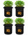 Potato Grow Bag - 4packs - Durable Flexible Reusable Breathable