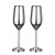 ICB Stainless Steel Champagne Glasses - 2 Pack