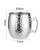 Moscow Mule Copper Mugs - 550ml Hammered Stainless Steel Cocktail Cups with Handles for Chilled Drinks, Bar - 4-Pack