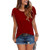 Women's Tassel Sleeve Casual Tee