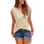 Women's Tassel Sleeve Casual Tee