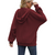 Women's Drawstring Hoodie Zipper Sweatshirt 