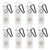 Personal Safety Alarm Rechargeable with Flashlight - 8 Pack