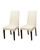 Vegan Leather Dining Chair Covers Waterproof & Stretchable PU Protector Slipcovers for Seat Cushion