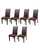 Vegan Leather Dining Chair Covers Waterproof & Stretchable PU Protector Slipcovers for Seat Cushion