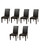 Vegan Leather Dining Chair Covers Waterproof & Stretchable PU Protector Slipcovers for Seat Cushion