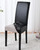 Vegan Leather Dining Chair Covers Waterproof & Stretchable PU Protector Slipcovers for Seat Cushion