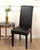 Vegan Leather Dining Chair Covers Waterproof & Stretchable PU Protector Slipcovers for Seat Cushion