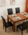Vegan Leather Dining Chair Covers Waterproof & Stretchable PU Protector Slipcovers for Seat Cushion