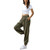 Elastic Jogger Pants with Fleece Lining