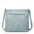 Vegan Leather Crossbody Bag – Big Capacity Shoulder Purse with Tassel Zipper & Adjustable Strap
