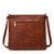 Vegan Leather Crossbody Bag – Big Capacity Shoulder Purse with Tassel Zipper & Adjustable Strap