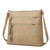 Vegan Leather Crossbody Bag – Big Capacity Shoulder Purse with Tassel Zipper & Adjustable Strap