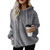 Oversized Sherpa Hoodie with Pockets