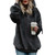 Oversized Sherpa Hoodie with Pockets