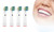 Set of 4 Compatible Toothbrush Replacement Heads