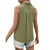 Womens Sleeveless Collar Tank Shirt