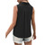 Womens Sleeveless Collar Tank Shirt