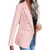 Button Short Blazer with Pockets