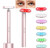 7 in 1 LED Light Therapy Eye Device USB Rechargeable Beauty Massager for Puffiness Skin Firming and Care
