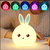 7 Colours Pat Light Sleeping Night Light - 2pack