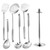6-Piece Stainless Steel Kitchen Utility Set – Premium Silver Collection