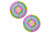 Pop It Round Rainbow Board Game - 2packs