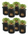 8-Pack Potato Grow Bags 7 Gallon Fabric Planter Pots with Access Harvest Window Flap Breathable Smart Pots