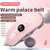 Electric Heating Pad Massager Rechargeable Heat Therapy Wrap for Back Stomach Cramps and Pain Relief