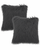 Fuzzy Throw Bed Pillow Covers - Soft Plush Fleece Faux Fur Decorative Cushion Cases for Couch - 2 Pack