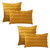 Jacquard Pattern Throw Pillow Cover - 4 Packs