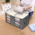90L Large Storage Bags 2-Pack - Breathable Non-Woven Foldable Bag with Reinforced Handles for Home & Dorm Storage