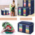 90L Large Storage Bags 2-Pack - Breathable Non-Woven Foldable Bag with Reinforced Handles for Home & Dorm Storage
