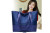 Vegan Leather Big Capacity Waterproof Oxford Tote Bag