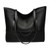 Vegan Leather & Waterproof Oxford Tote Bag – Large Capacity Shoulder Handbag for Work, Travel & Gym