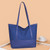 Vegan Leather & Waterproof Oxford Tote Bag – Large Capacity Shoulder Handbag for Work, Travel & Gym