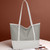 Vegan Leather & Waterproof Oxford Tote Bag – Large Capacity Shoulder Handbag for Work, Travel & Gym