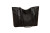 Vegan Leather Oxford Tote Bag with Side Pockets