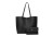 2pcs Vegan Leather Tote Bag Set
