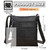 Vegan Leather Shoulder Bag – 3-Zipper Multi-Pocket Crossbody Purse with Adjustable Strap & Secure Storage