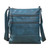 Vegan Leather Shoulder Bag – 3-Zipper Multi-Pocket Crossbody Purse with Adjustable Strap & Secure Storage