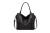 Soft Vegan Leather Ladies Tote Bag Set of 2pcs