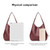 Multi-Use Vegan Leather Tote Bag – 2-in-1 Large Capacity Shoulder Handbag with Detachable Pouch