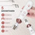 Professional Manicure Pedicure Kit, Electric Nail File Set, Cordless Electric Nail Drill Machine, 5 Speeds Hand Foot Care Tool for Nail Grind Trim Polish