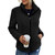 Ladies  Stand-Up Collar Fleece Zipper Coat