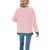 Stripe Side Split Loose Casual Design Neck Jumper