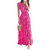 Women's V-Neck Printed Maxi Dress – Elegant Flowing Style for Everyday & Occasions