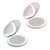 10x Magnification Compact Mirror with Light -2pack