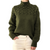Cable Braided High Collar Sweater